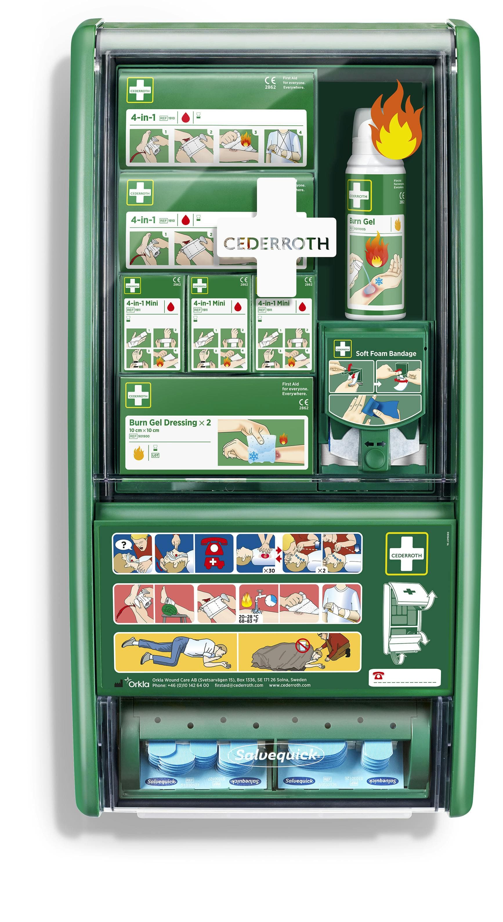 Cederroth Första Hjälpen-station (First Aid & Burn)
