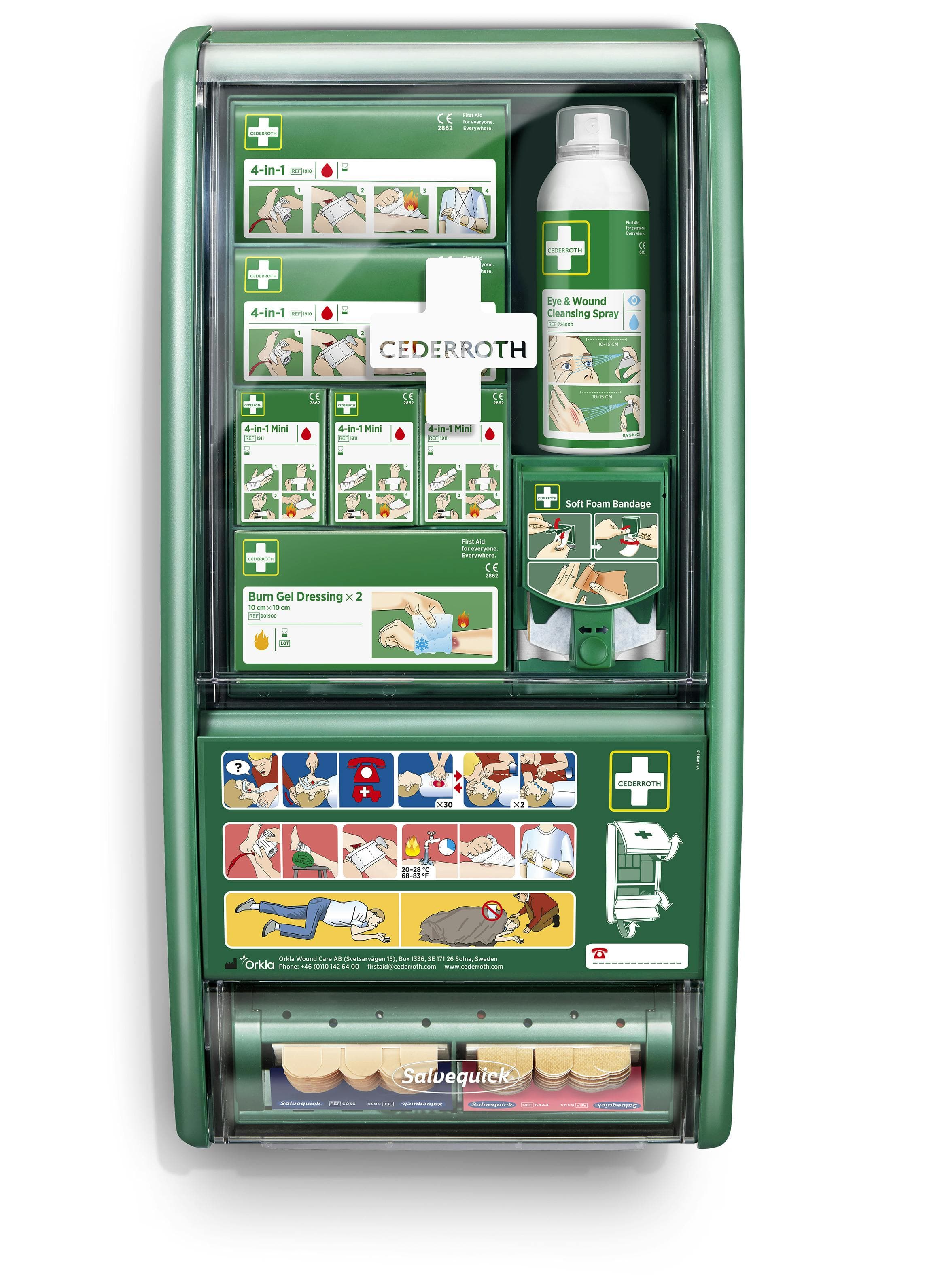 Cederroth Första Hjälpen-station