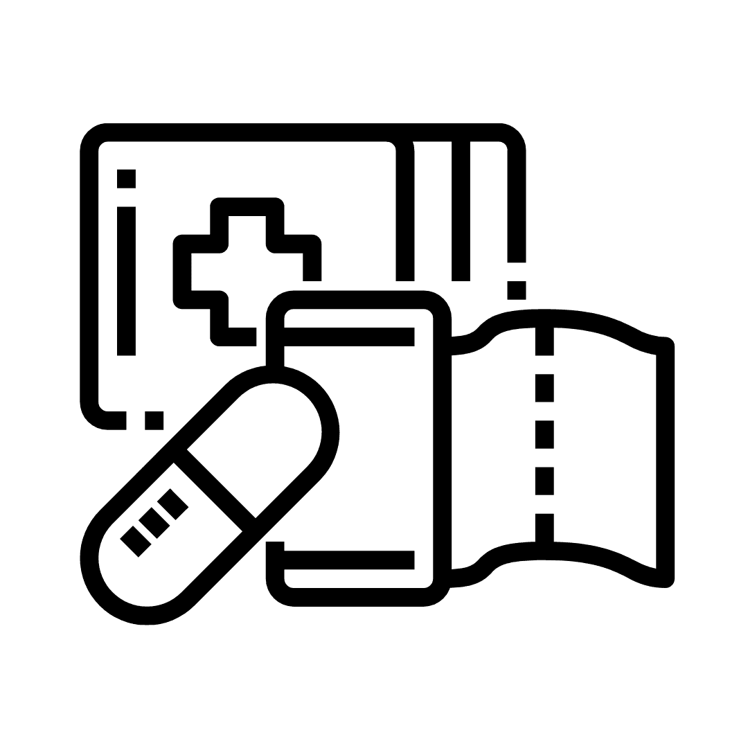 Första hjälpen‑utbildning i arbetsmiljö med hjärtstartare och Presto första hjälpen‑utrustning på väggen.